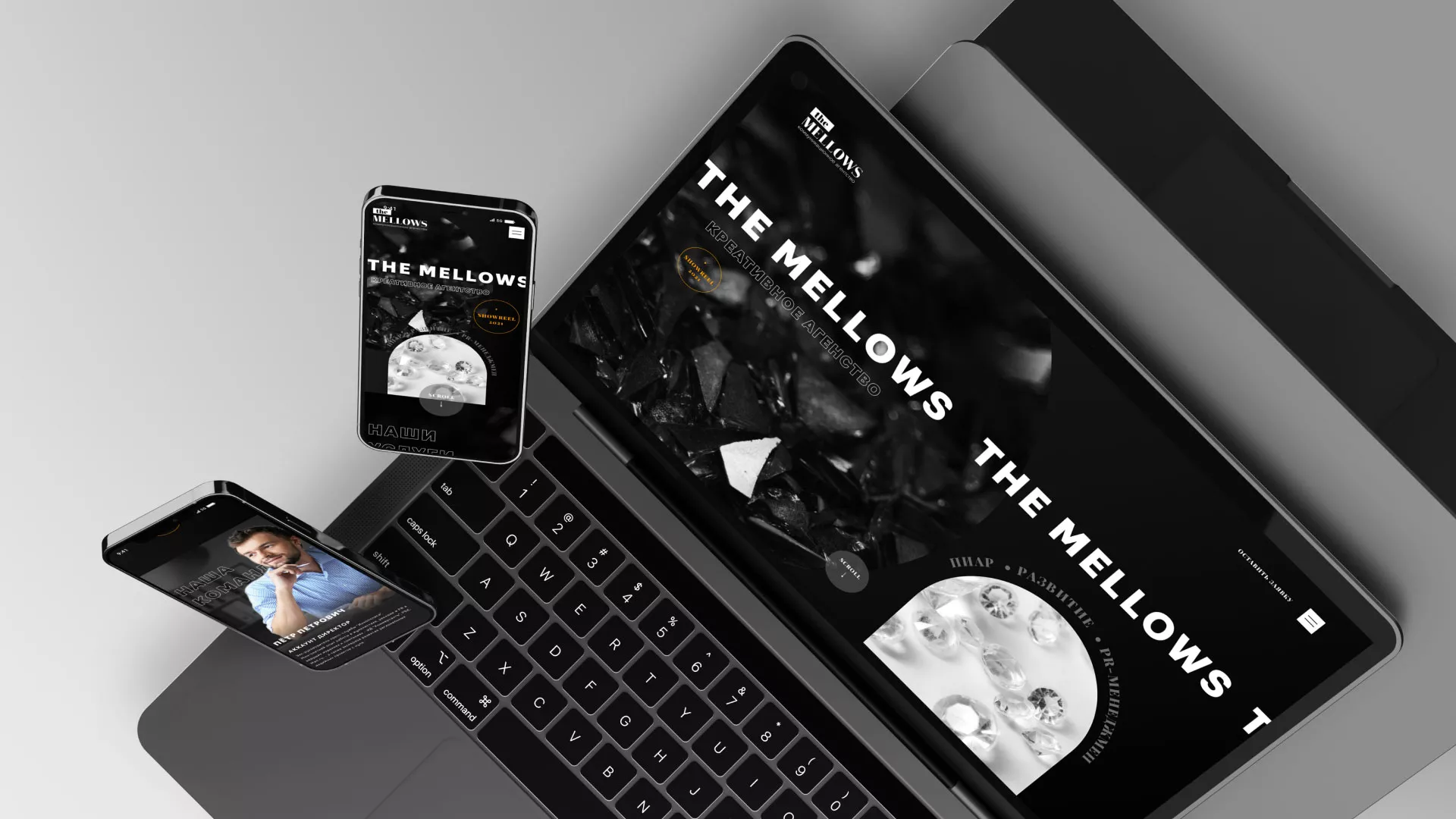 Разработка сайта креативного агентства «The Mellows» в Карабулаке